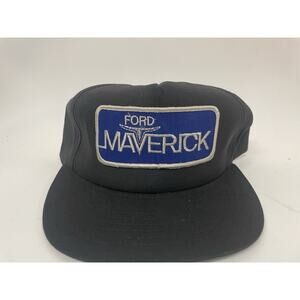 Vtg UNWORN FORD MOTOR COMPANY Maverick SNAPBACK HAT Made In USA